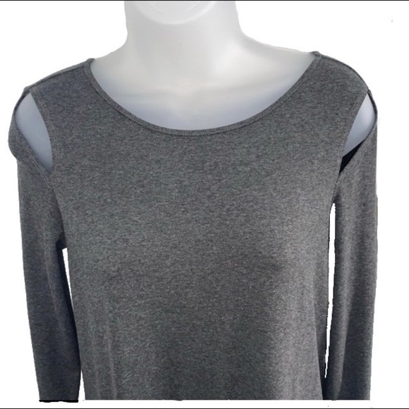 Marie Hell Grey Perk a Boo Sleeve Tee Shirt Dress.Size Small. - Picture 6 of 10